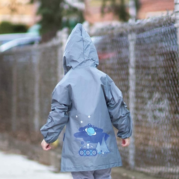 Sale 4/$30 Lilly of New York Space Rain Jacket - Picture 4 of 4